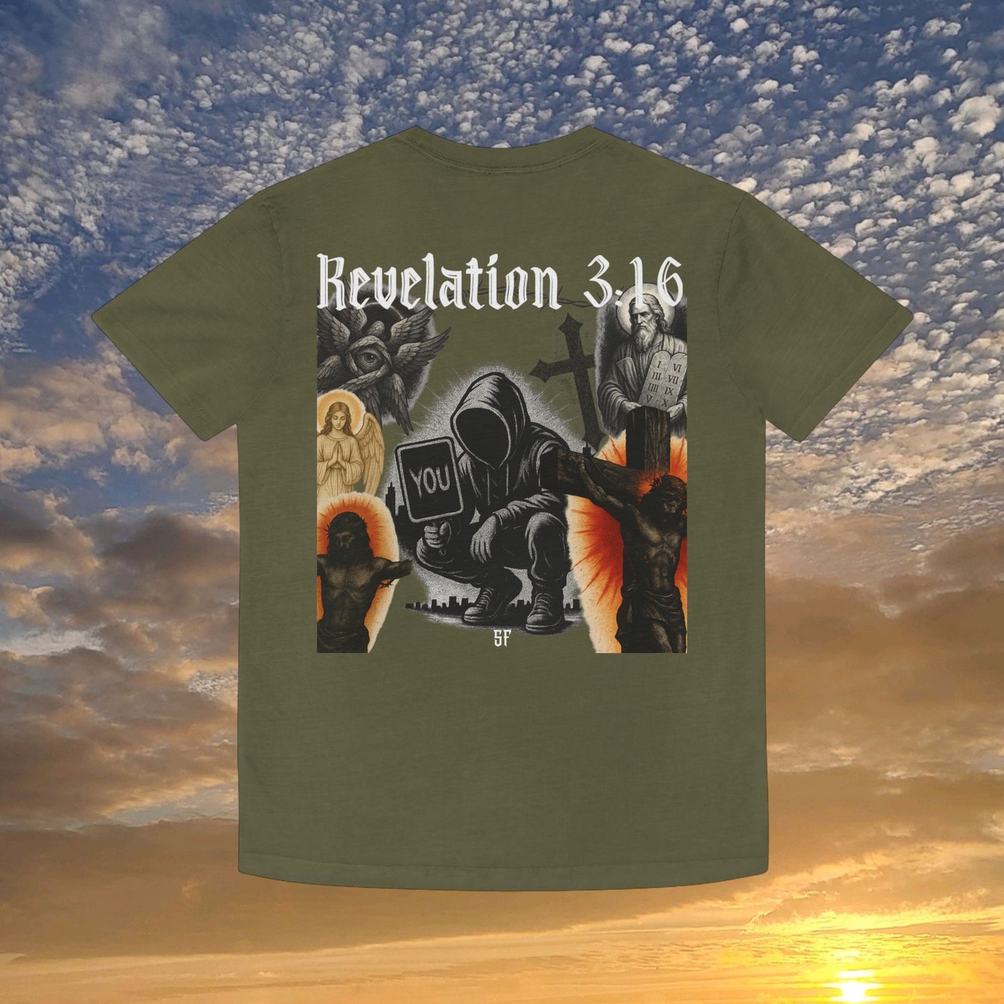 Revelations 3:16 SF Summer Tee