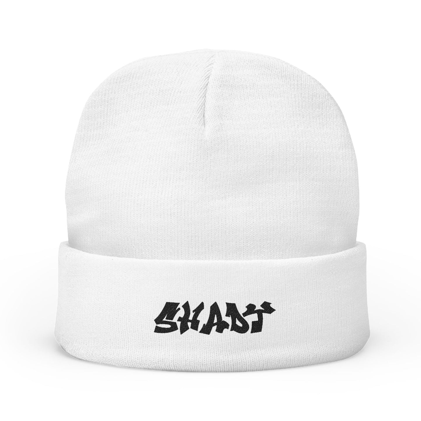 Shady Embroidered Knit Beanie