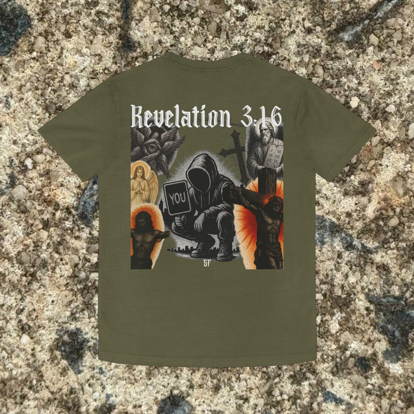 Revelations 3:16 SF Summer Tee