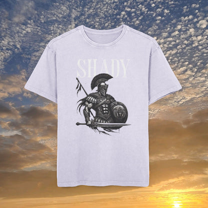 "Warrior of God" Acid Washed Oversized T-Shirt