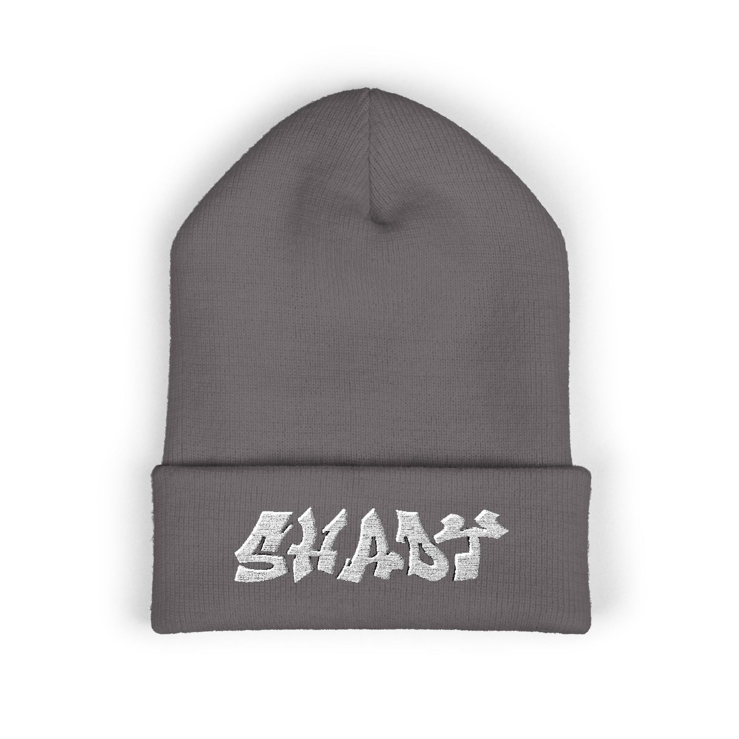 Shady Embroidered Cuffed Beanie