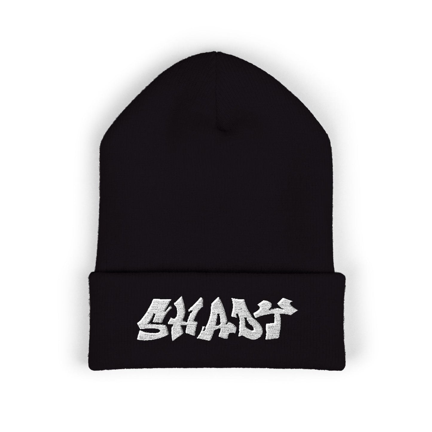 Shady Embroidered Cuffed Beanie