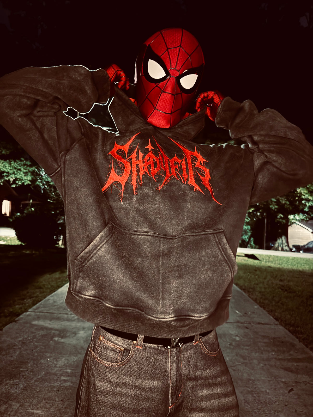 Distressed Webb Hoodie