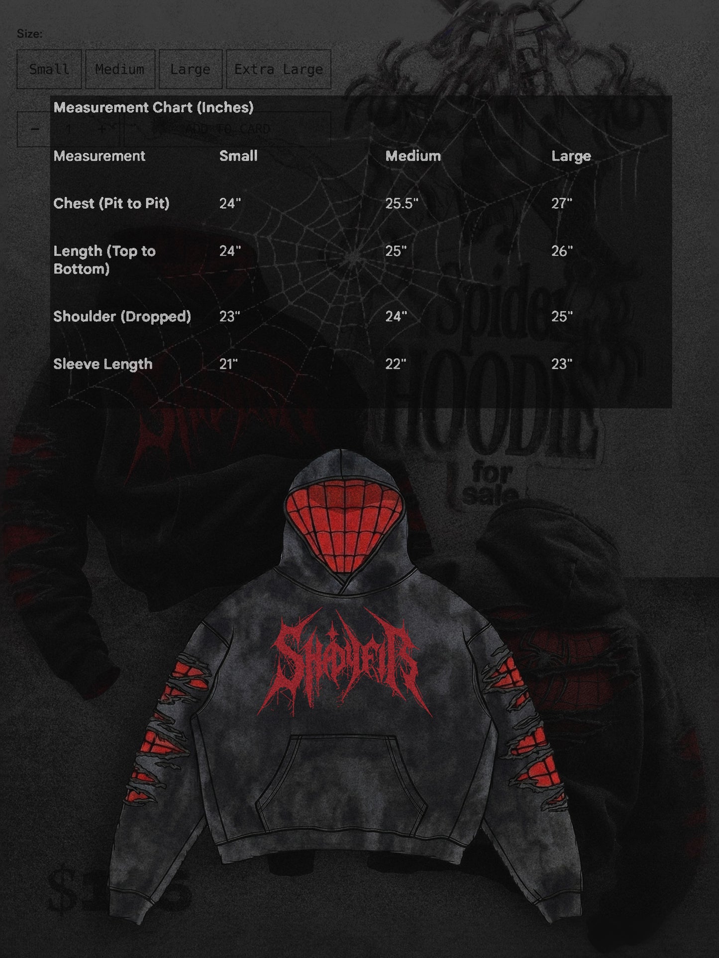 Distressed Webb Hoodie