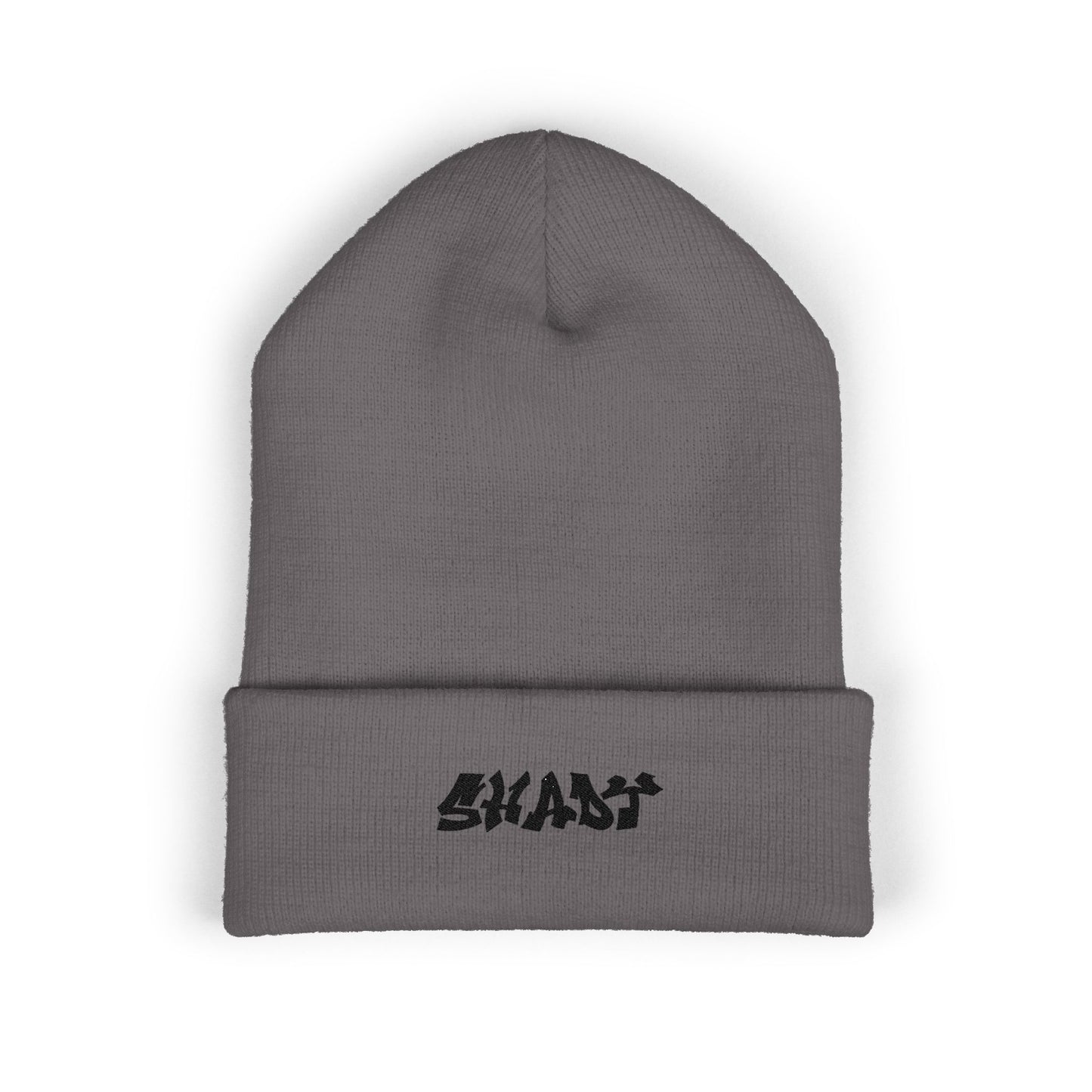 Shady Embroidered Cuffed Beanie