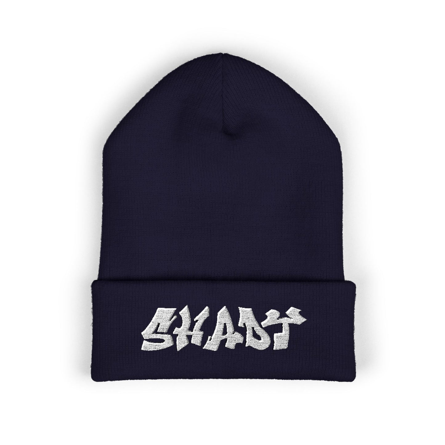 Shady Embroidered Cuffed Beanie