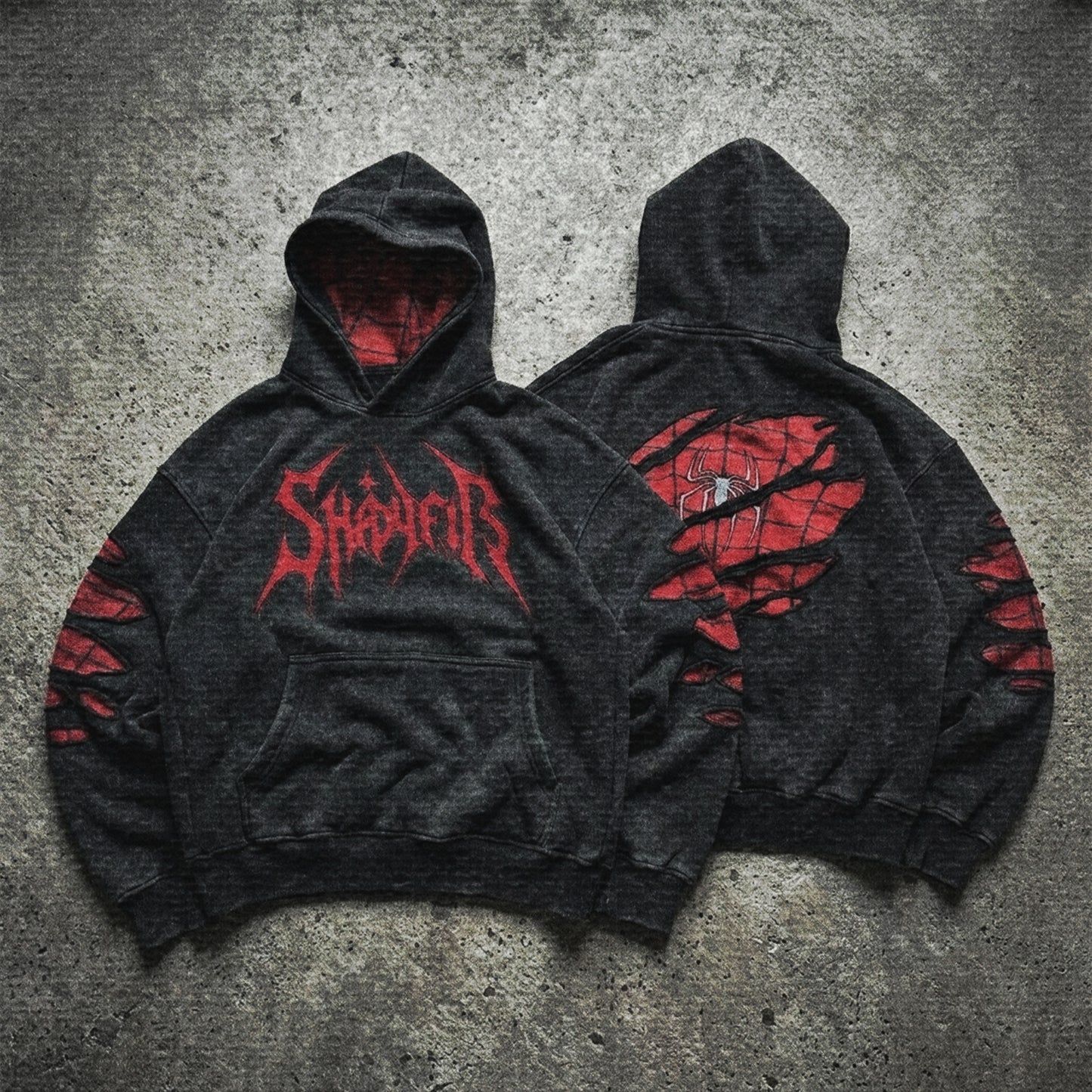 Webbed Distress Hoodie PRE-ORDER