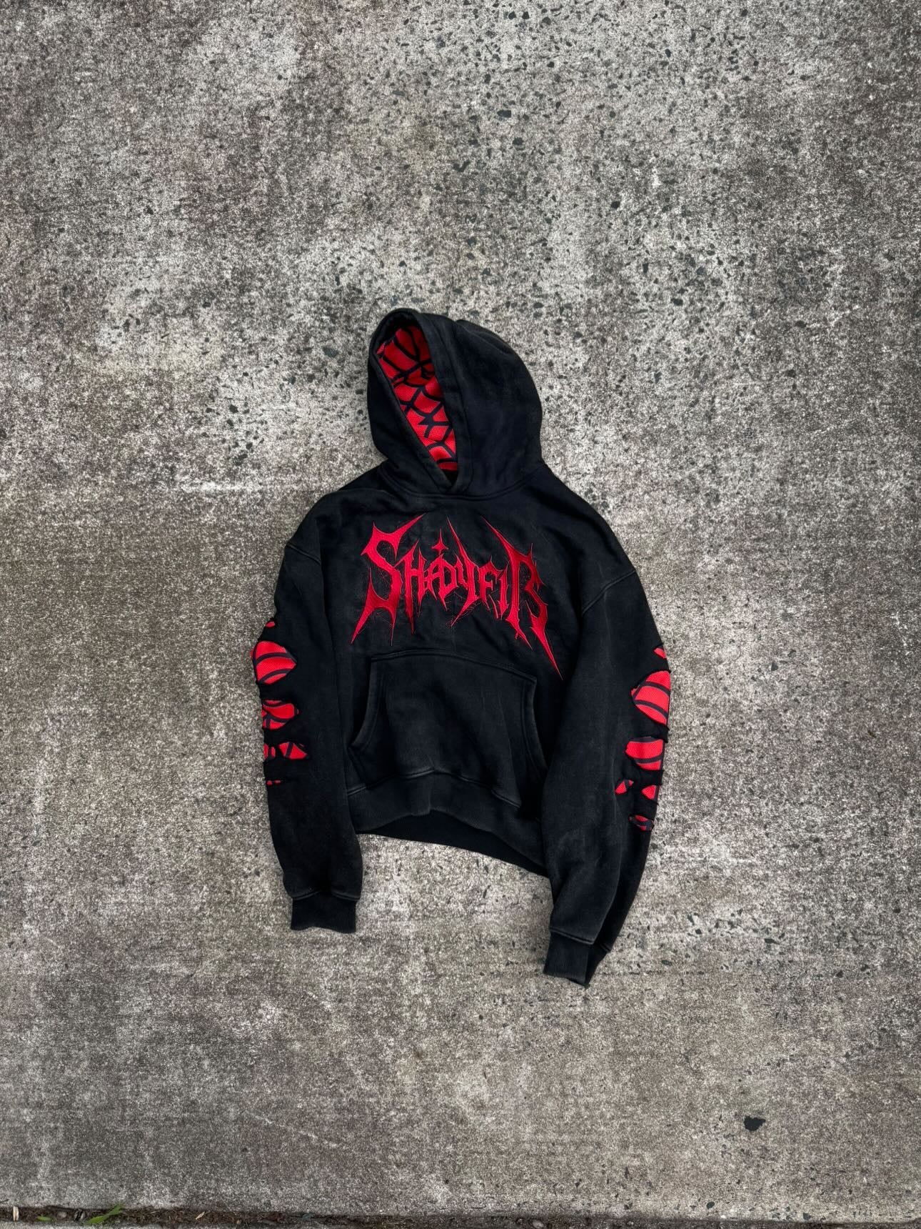 Webbed Distress Hoodie PRE-ORDER